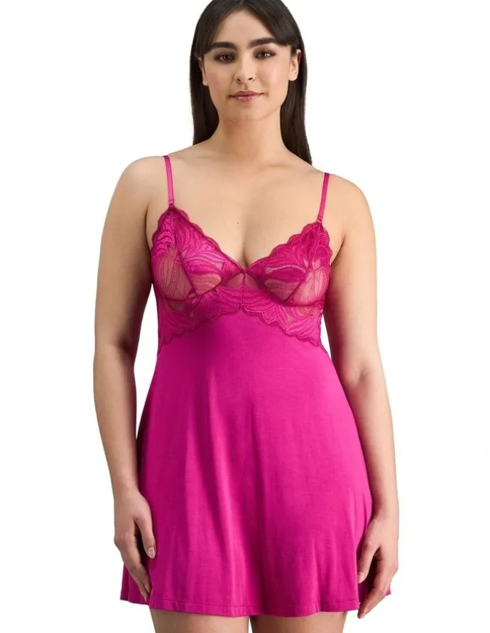 Bendon Siesta Chemise in Fantasy Fuchsia