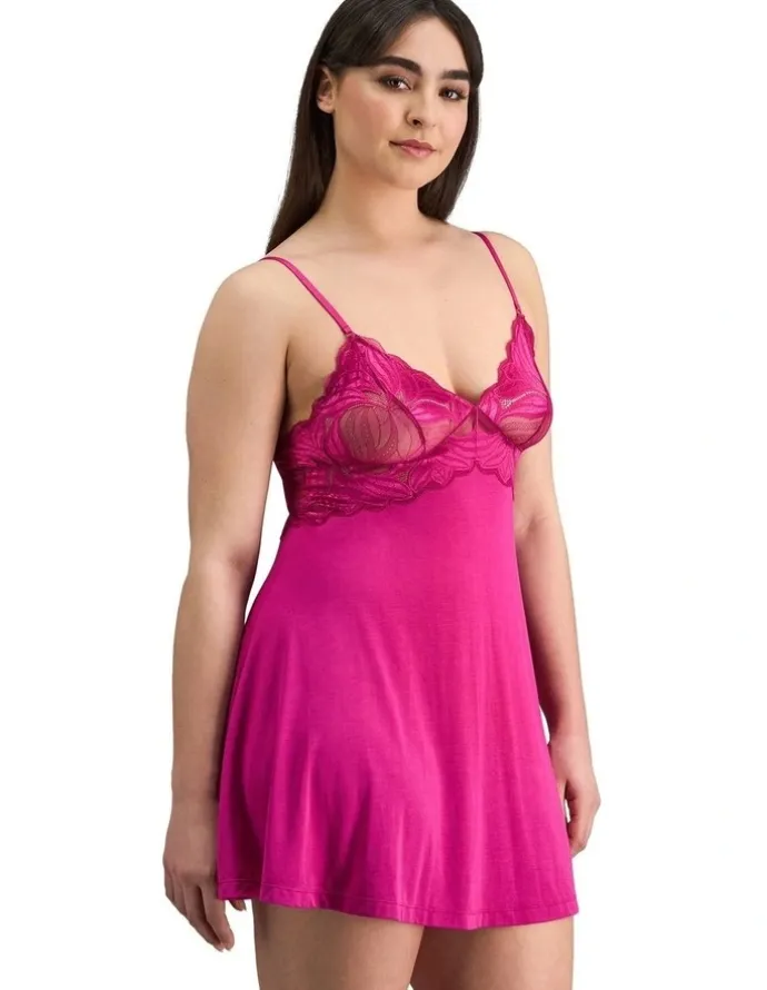 Bendon Siesta Chemise in Fantasy Fuchsia