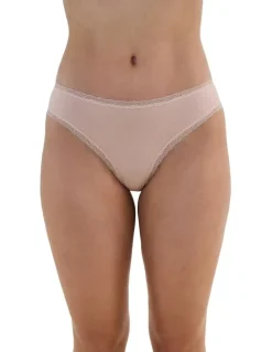 Bendon Stretch Cotton Bikini in Latte