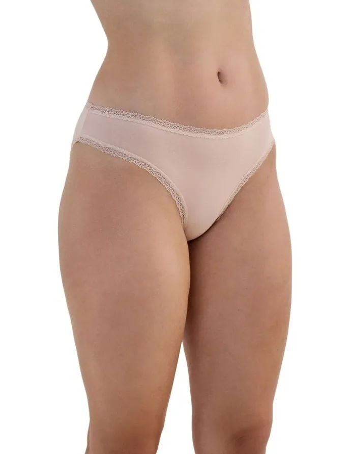 Bendon Stretch Cotton Bikini in Latte