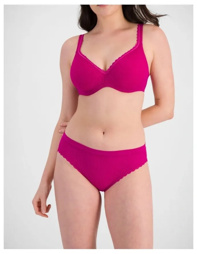 Berlei Barely There Lace Bikini in Electric Rose