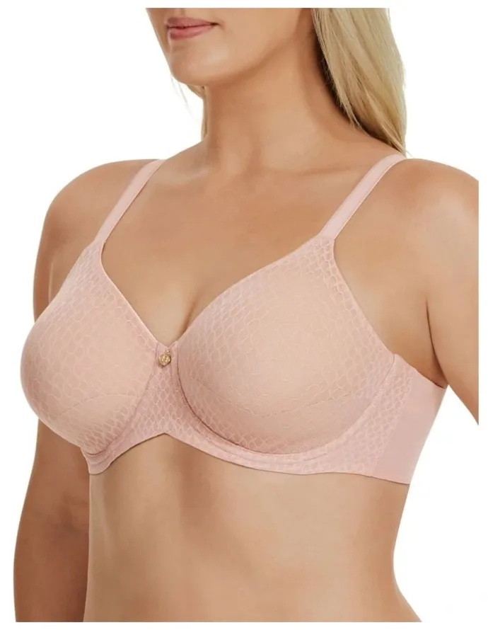 Berlei Curves Lift & Shape Mesh T-shirt Bra in Nude Lace