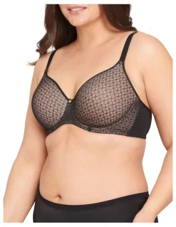 Berlei Lift & Shape Mesh T-Shirt Bra in Black