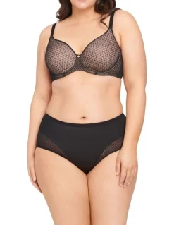 Berlei Lift & Shape Mesh T-Shirt Bra in Black