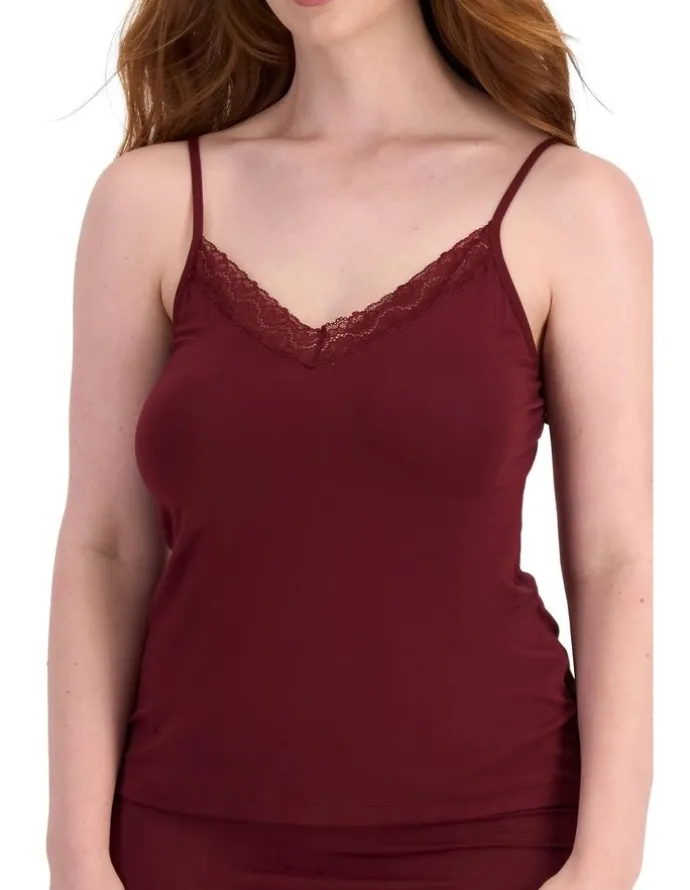 Berlei Marais Bamboo Cami in Crimson Fire