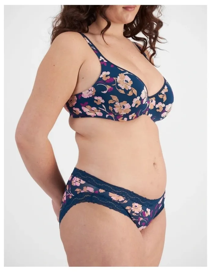 Berlei Marais Micro Bikini in Jardin De Minuit