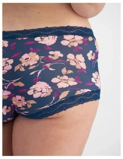 Berlei Marais Micro Full Brief in Jardin De Minuit