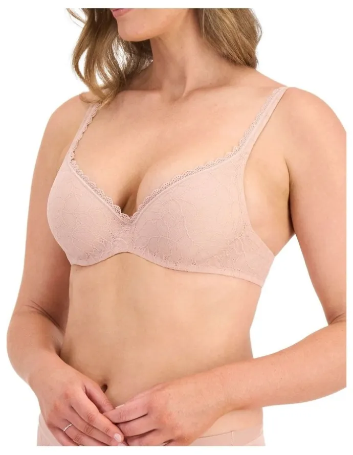 Berlei There Lace Contour Bra in Nude Lace