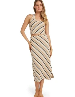 Billabong All Out Midi Skirt In Assorted
