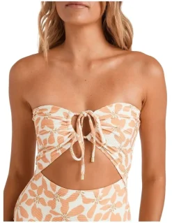 Billabong Belong Together One Piece Swimsuit in Brown