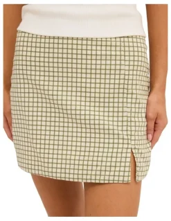 Billabong Break Line Mini Skirt in Salt Crystal