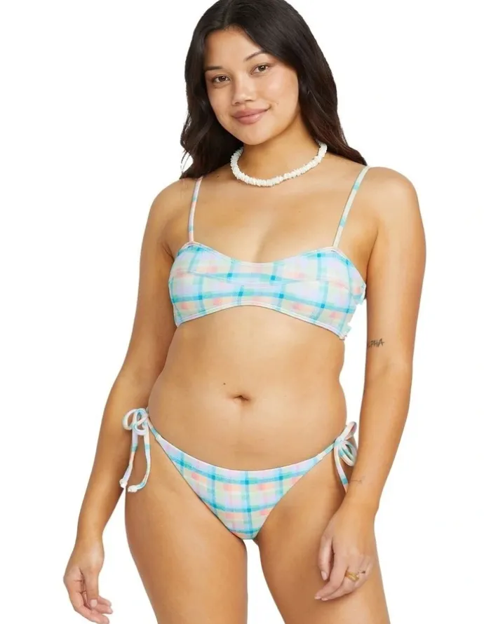 Billabong Check The Waves Bikini Bottom in Multi