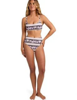 Billabong Forevermore Mia DD Bikini Top in Black Pebble