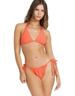 Billabong In The Loop Bikini Bottom in Papaya
