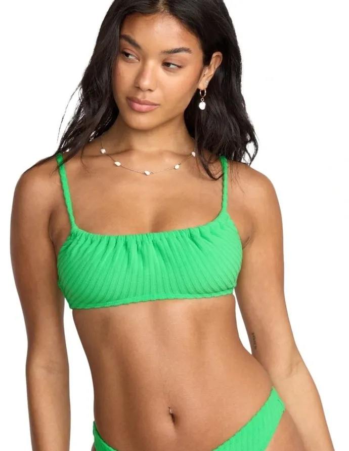 Billabong Josie In The Loop Bralette Bikini Top in Green