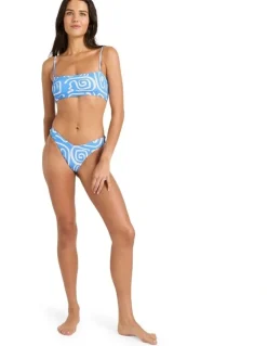 Billabong Le Love Tully Bandeau Bikini Top in True Blue