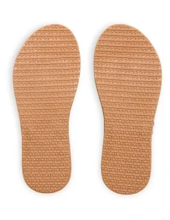 Billabong Olivia Recovery Strappy Thongs In in Brown/Tan