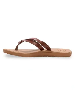 Billabong Olivia Recovery Strappy Thongs In in Brown/Tan
