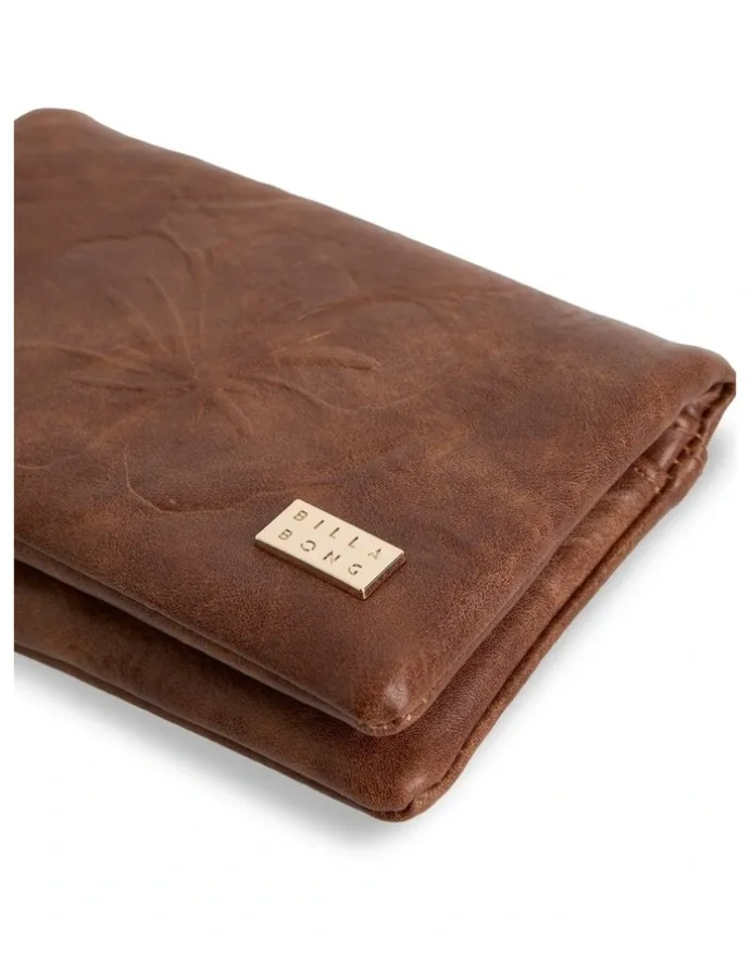 Billabong Omari Bloom Bi Fold Wallet In in Brownstone