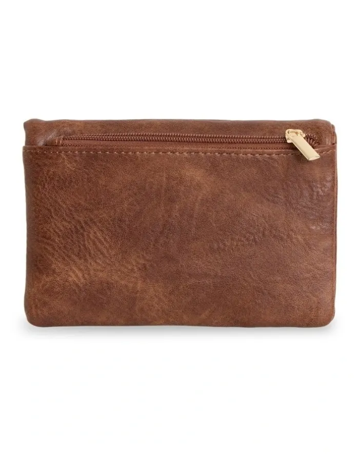 Billabong Omari Bloom Bi Fold Wallet In in Brownstone