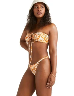 Billabong On Island Time Drew Bikini Top in Dried Mango