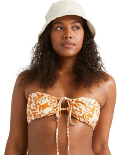 Billabong On Island Time Drew Bikini Top in Dried Mango