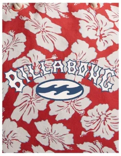 Billabong Paradise Call Tote Bag In Red Crush