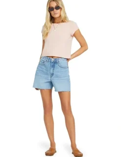 Billabong Riley Denim Shorts in Blue