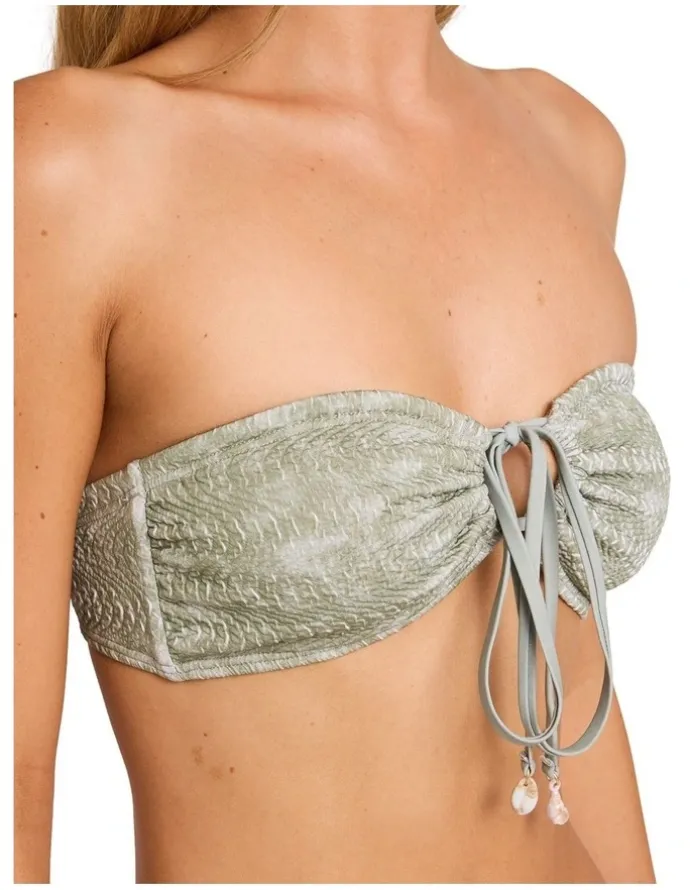 Billabong Secret Tides Drew Top Bikini Top Seagrass