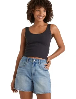 Billabong Shifter Denim Shorts in Blue
