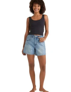 Billabong Shifter Denim Shorts in Blue