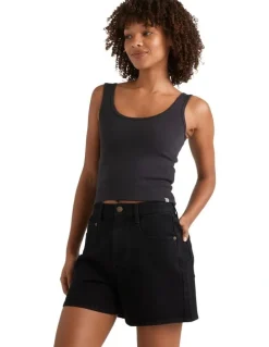 Billabong Shifter Denim Shorts in Black