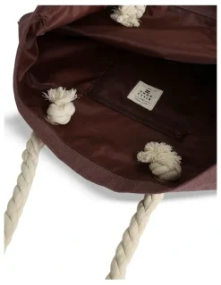 Billabong Society Beach Tote Bag in Espresso