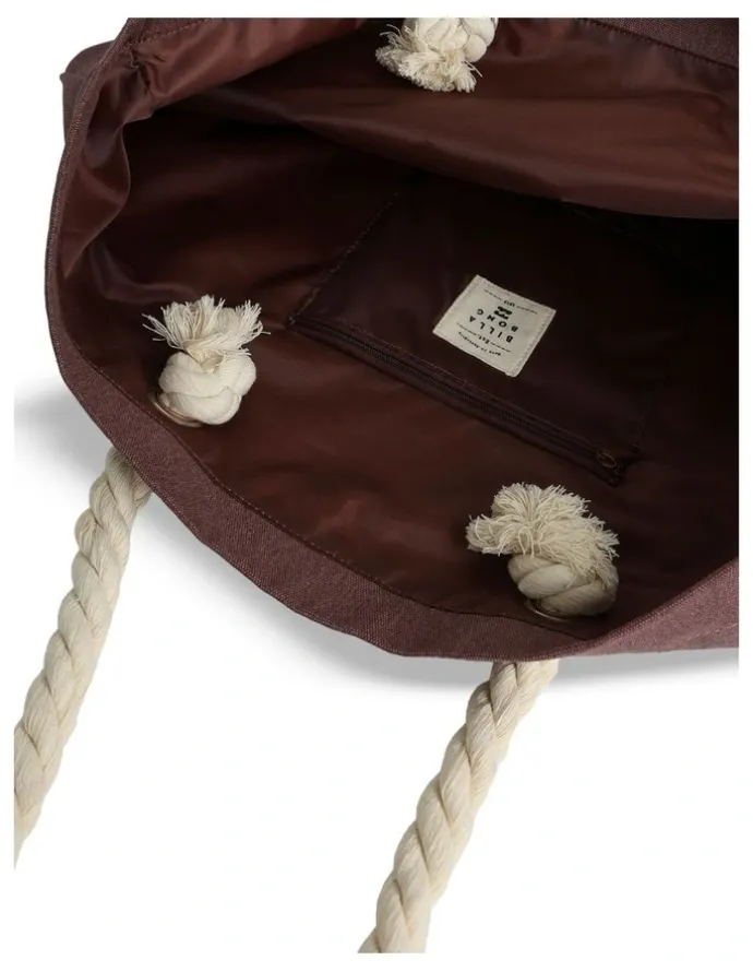 Billabong Society Beach Tote Bag in Espresso