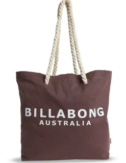 Billabong Society Beach Tote Bag in Espresso