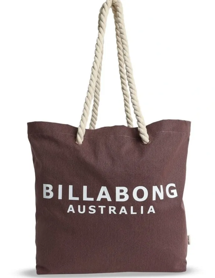 Billabong Society Beach Tote Bag in Espresso