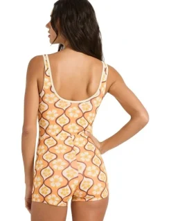 BILLABONG Sol Groove One Piece in Tangerine