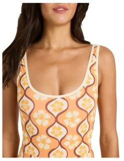 BILLABONG Sol Groove One Piece in Tangerine