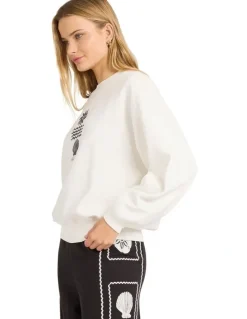 Billabong Sol Mate Kendal Crew Neck in White
