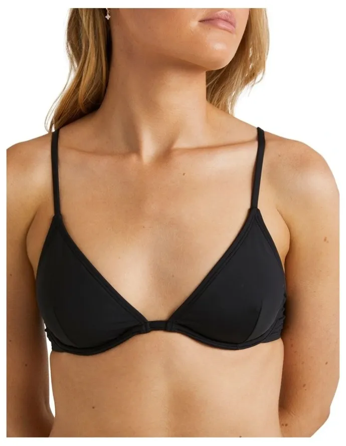 Billabong Sol Searcher Reese Underwire Bikini Top in Black