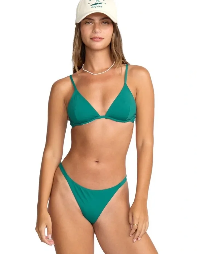 Billabong Sol Searcher Reese Underwire Bikini Top Green