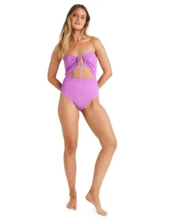 Billabong Summer High Drew One Piece in Bright Orchid