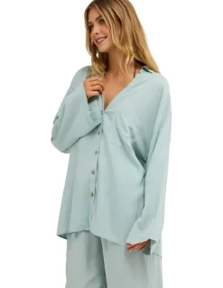 Billabong Sun Days Shirt Cover Up in Blue Light