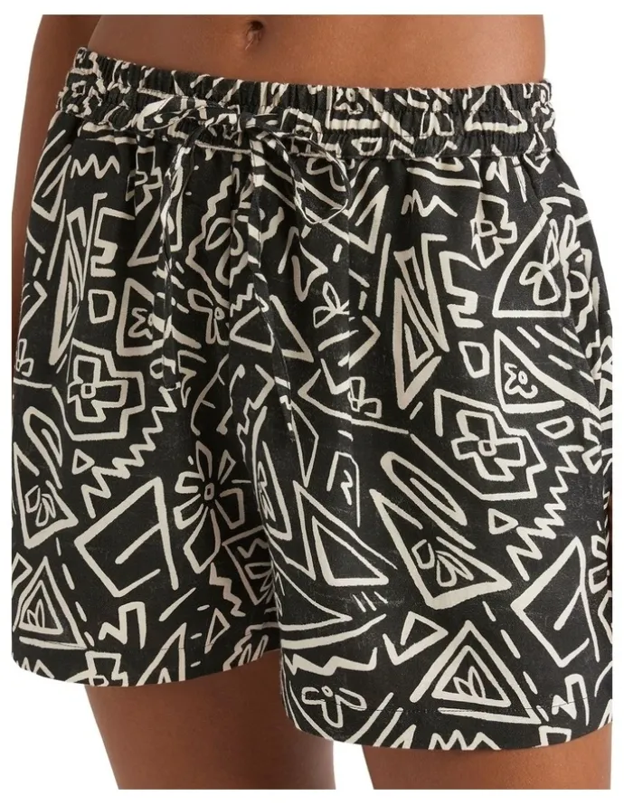 Billabong Sunflower Short in Black/White