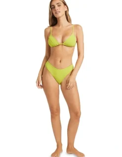 Billabong Sunkissed Ayla Triangle Bikini Top in Green