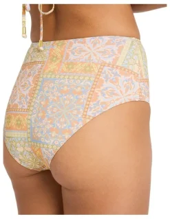 BILLABONG Take It Back Full Bikini Bottom in Twilight Blue