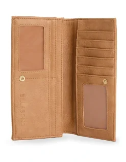Billabong Tropical Rhapsody Bi Fold Wallet In Tan