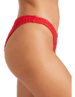 Billabong Twisted Tides Dippi Bikini Bottom in Red
