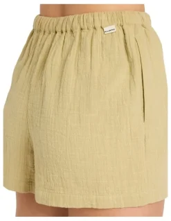 BILLABONG Wanderer Elastic Waist Shorts in Cactus