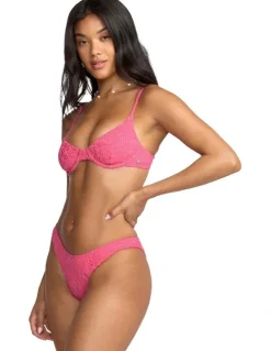 Billabong We're Wild Demi Underwire Bikini Top in Orange